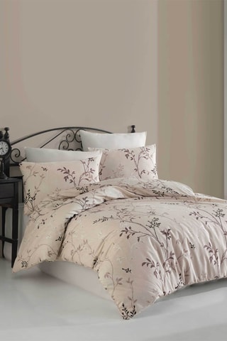 Katoenen Overtrekset Fiona 57 Draad/cm² - Beige