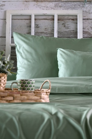 Katoenen Laken 78 Draad/cm² Elysée - Groen