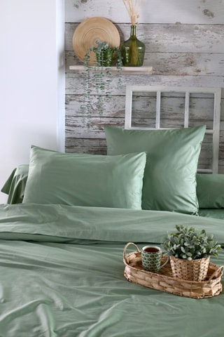 Katoenen Laken 78 Draad/cm² Elysée - Groen