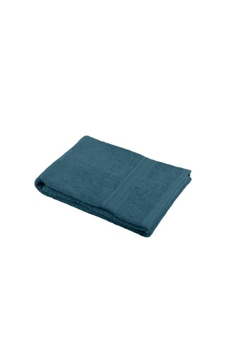 Biologisch Katoenen Washandje Lagune - Blauw - 50 x 90 cm