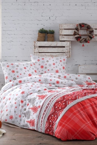 Overtrekset Ranforce - Rood en Grijs