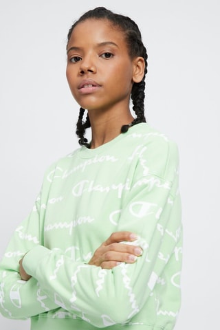 Sweat American Classics - Vert d’eau et blanc