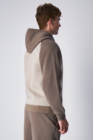 Sweat à capuche Champion Athletics - Taupe et beige