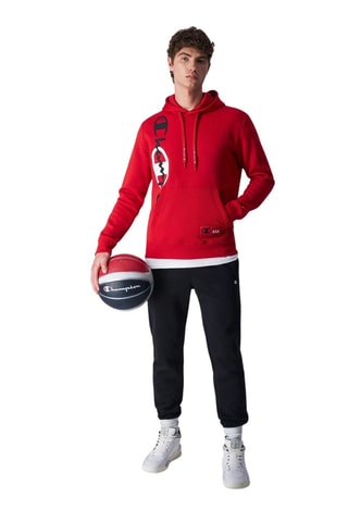 Sweat à capuche - Rouge