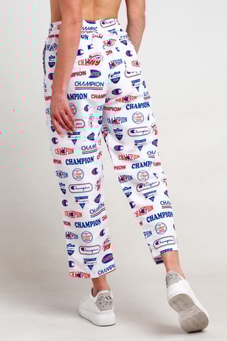 Driekwart Broek Wit en Rood