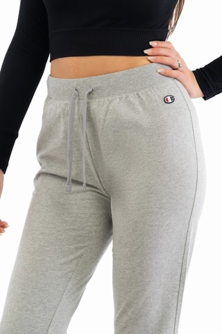 Pantalon taille haute - Gris clair chiné