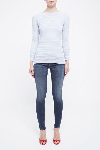 Jean droit Emporio Armani Bleu