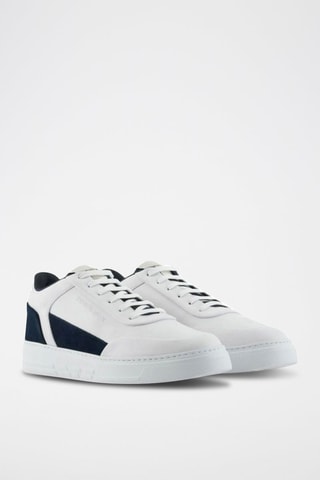Baskets en cuir - Blanc - Emporio Armani