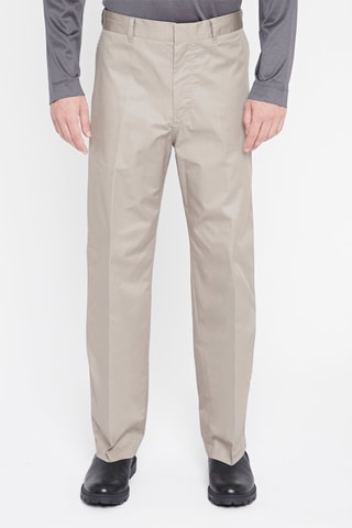 Pantalon droit  - Marron 