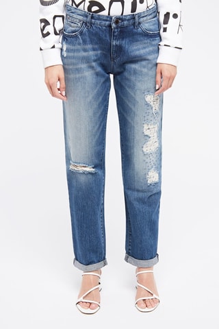 Jean droit Emporio Armani Bleu marine