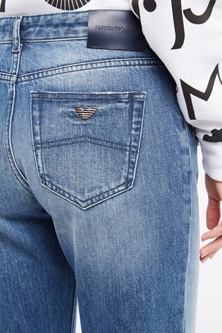 Jean droit Emporio Armani Bleu marine