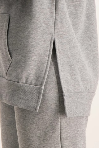Sweat à capuche - Gris clair chiné - Emporio Armani