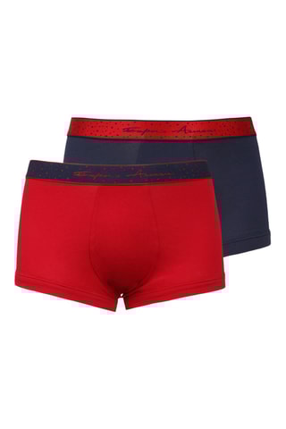 2 boxers - Rouge et bleu marine - Emporio Armani