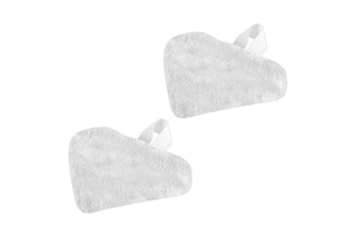 2 patins triangulaires pour balai vapeur