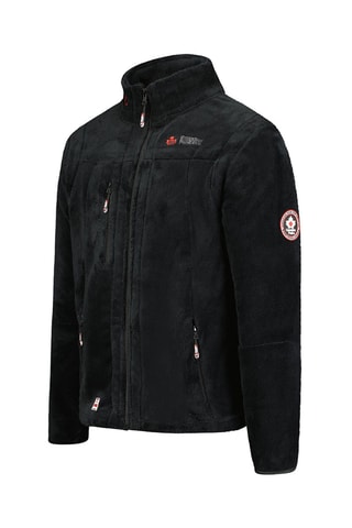 Fleece Jasje Uploadek Zwart