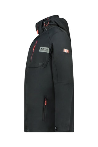 Softshell Jasje met Capuchon Tabloeak - Zwart