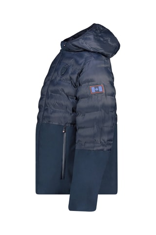 Gewatteerde Jas met Capuchon Bondigeak - Marineblauw