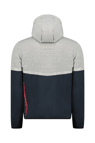 Sweater met Capuchon Ganaseak - Grijs en Marineblauw