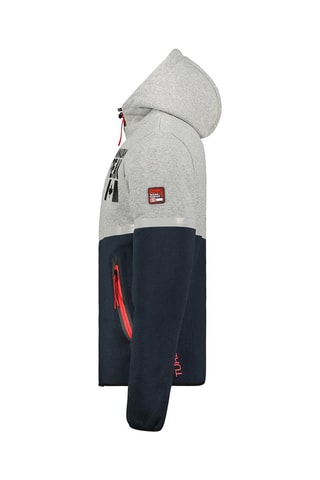 Sweater met Capuchon Ganaseak - Grijs en Marineblauw