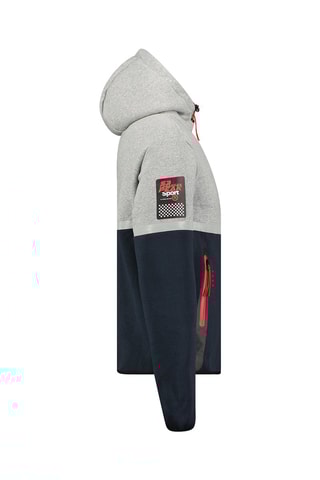 Sweater met Capuchon Ganaseak - Grijs en Marineblauw
