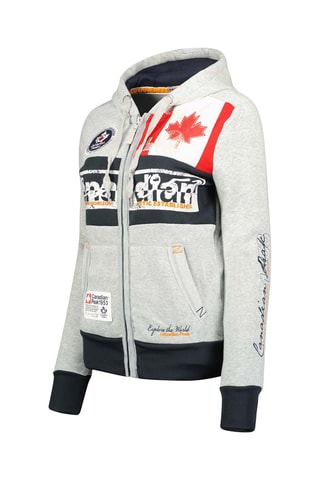 Sweater met Capuchon Face Grijs
