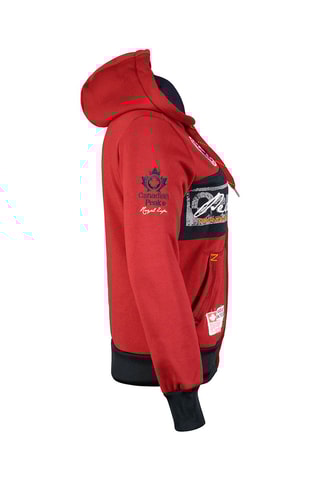 Sweater met Capuchon Face Bordeauxrood
