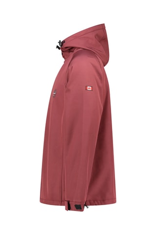 Jasje met Capuchon Softshell - Bordeauxrood