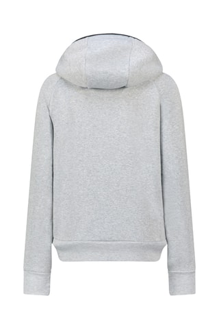 Sweater met Capuchon - Gemêleerd Lichtgrijs