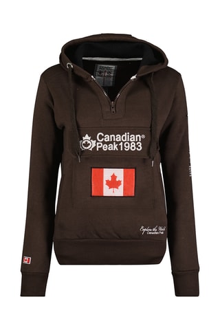 Sweater met Capuchon - Bruin