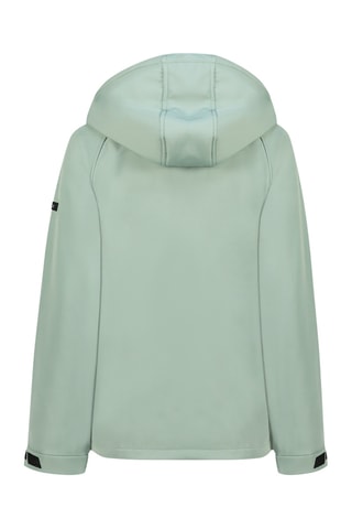 Softshell Jasje met Capuchon - Zeegroen