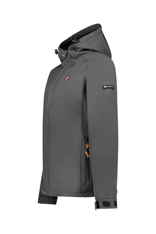 Jasje met Capuchon Softshell - Donkergrijs