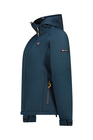 Jasje met Capuchon Softshell - Marineblauw