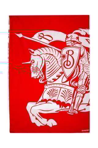 Foulard en soie de mûrier Large Ekd  - Rouge