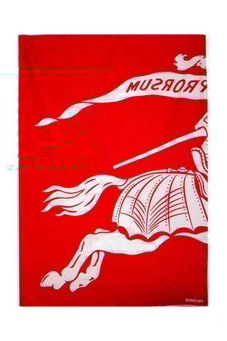 Foulard en soie de mûrier Large Ekd  - Rouge
