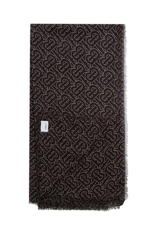 Foulard en soie de mûrier Mon Pr Sq - Noir