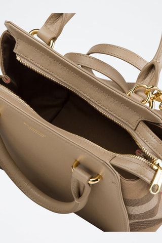 Sac à main en cuir Mn Banwell - Beige