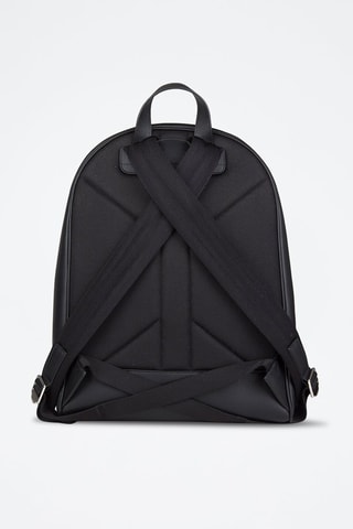 Sac à dos en cuir Ml Jeff Lgl - Noir