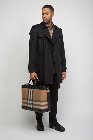 Tote bag Ormond Check Bin - Taupe