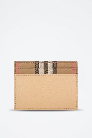 Porte-cartes en cuir Sandon Lgl - Beige