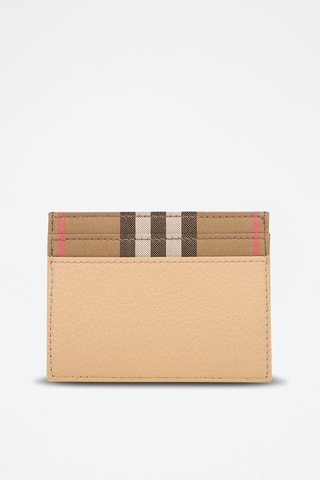 Porte-cartes en cuir Sandon Lgl - Beige