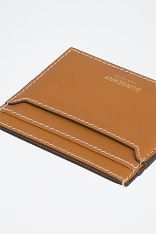 Porte-cartes en cuir Sandon Slt - Marron