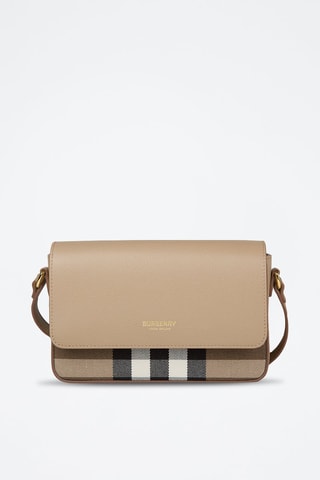 Sac bandoulière en cuir New Hampshire  - Beige