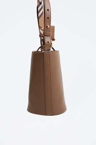 Sac seau en cuir Ll Sm Bucket Lgl - Camel