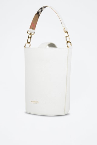 Sac seau en cuir Small Bucket Lgl - Blanc