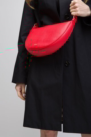 Sac bandoulière en cuir Soft Sling Lgl - Rouge
