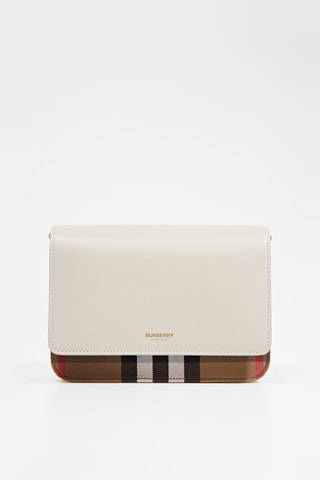 Sac bandoulière en cuir Ll Mackford Mx Gbh - Beige