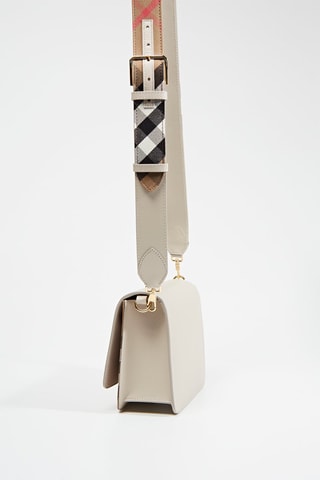 Sac bandoulière en cuir Ll Mackford Mx Gbh - Beige