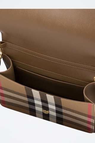 Sac bandoulière en cuir Mackford  - Marron
