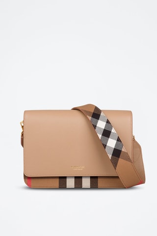 Sac bandoulière en cuir Mackford Mx Gbh - Beige