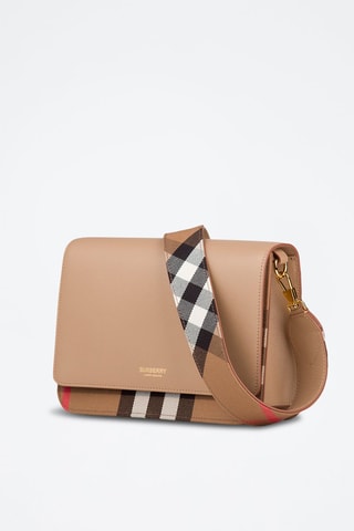 Sac bandoulière en cuir Mackford Mx Gbh - Beige